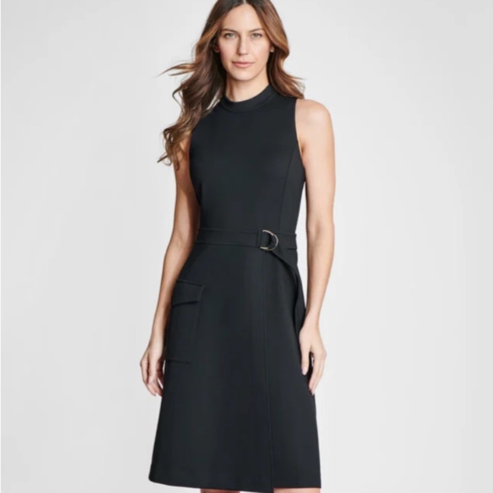 Elegant Black Sleeveless Dress